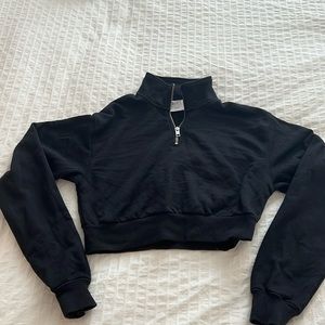 TNA Airfleece Aritzia Cropped Quarterzip